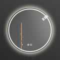 3 Colors LED Bathroom Mirror, Lighted Bathroom Makeup Wall Mounted Mirror by Unknown