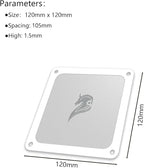 120mm PC Dust Filter Fan Filter Computer Fan Grills Dust Mesh Magnetic Frame PC - Image 4