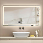 Backlit LED Illuminated Bathroom Mirror by Unknown