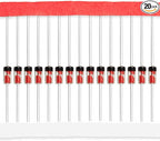 Chanzon 1N34A 1N34 Schottky Diode 50mA 65V DO-35 IN34A IN34 Axial by Chanzon
