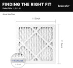 11.5x11.5x1 Air Filter MERV 8, HVAC/Furnace AC Filter Replacement, Dust - Image 2
