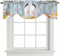 Easter Tie Up Valance Curtains for Windows, Kitchen Curtains Window Shades by Unknown