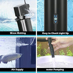 Aquarium Filter for 75-200 Gallon Tank, U-V Fish Tank Green Clean Machine - Image 6