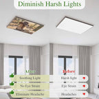 4 Pack Fluorescent Light Cover, Cowboy Western Light Covers - Image 6