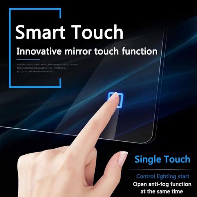 600 x 800mm LED Wall Mounted Bathroom Mirror - Image 5