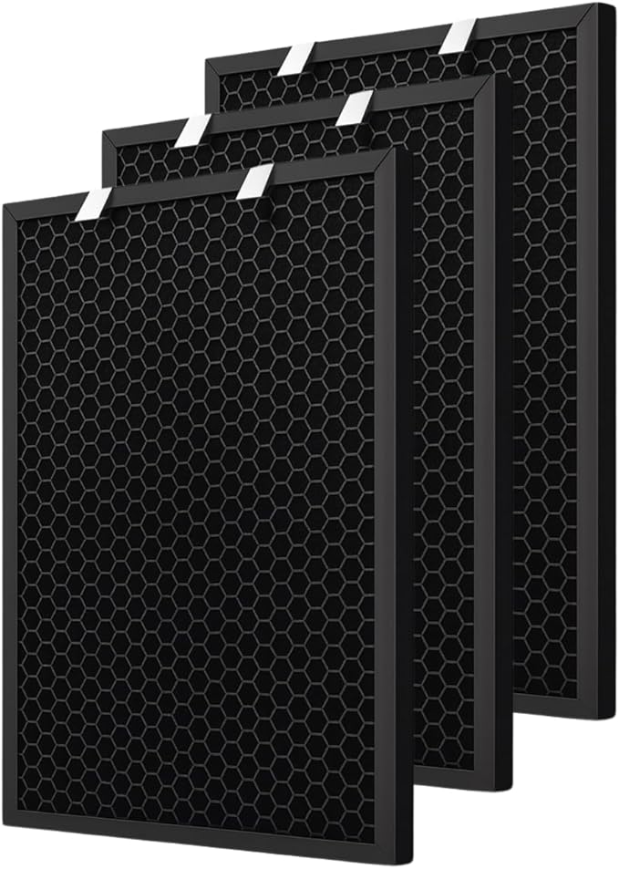 Nispira Activated Carbon Pre Filter Replacement, 3 Pack, Compatible by Nispira