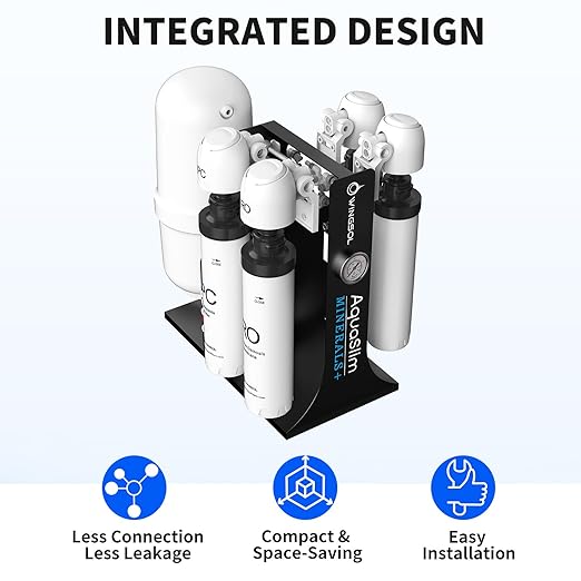 WINGSOL Integrated Reverse Osmosis Water Filter, NSF/ANSI 42/53/58, 10-Stage - Image 3