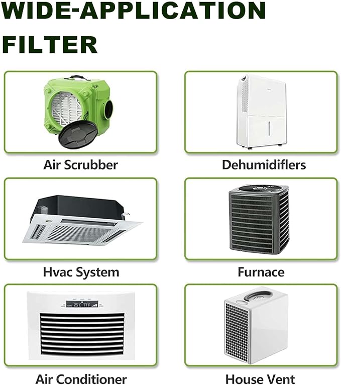 10x10x1 Furnace Air Filters 6 Pack, MERV 8 MPR 600 & FPR 5 Filtering, HVAC Air - Image 5