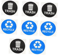 8pcs Trash Can Stickers for Easy Waste Sorting Self-Adhesive Rubbish Bin Labels by Unknown