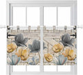 Spring Tulips Flower Kitchen Curtains 36 Inch Length, Small Window Curtains Tab by Unknown