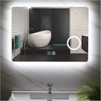 Illuminated LED Bathroom Mirror, Wall Mounted Backlit Makeup Vanity Mirror by Unknown