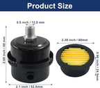 2 Pcs Air Compressor Silencer, 1/4 Inch Thread Intake Filter Muffler, 12.5 mm - Image 3