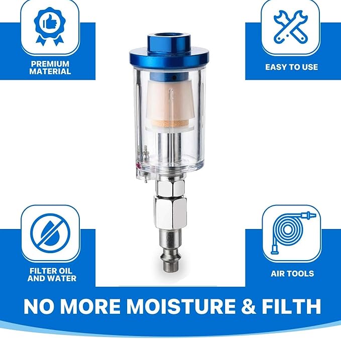 Air Compressor Moisture Separator Filter, - Image 2