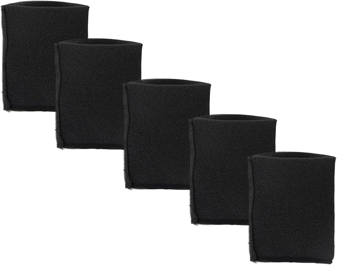 5 Pack VFF21 Foam Filters Fit for Vacmaster 2.5-5 Gallon Wet/Dry Vacs & Armor by Unknown