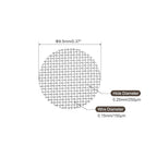 MECCANIXITY Pipe Screen Stainless Steel Screens, 3/8 Inch Diameter - Image 2