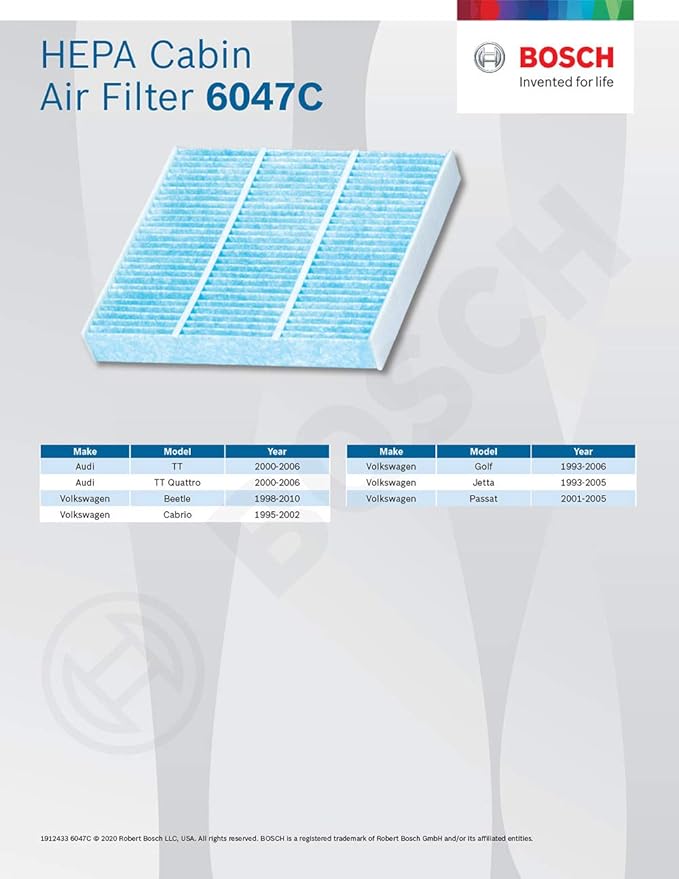 BOSCH 6047C HEPA Cabin Air Filter - Image 6