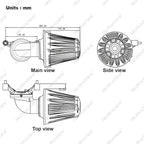 Big Sucker cone Air filter intake - Image 5