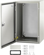 VEVOR NEMA Steel Enclosure, IP66 Waterproof & Dustproof, Outdoor/Indoor by VEVOR