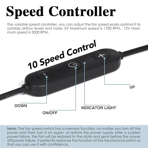 Quiet 120mm USB 5V/12V DC Fan - Image 4