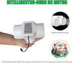 14W 2.3Inches Duct Inline Fan 60mm Mini Intake Fume Extractor Low Noise 57CFM - Image 4