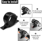2 Pcs Universal Car Fuel Pump Fuel Filter Mounting Bracket Aluminum Clamp Holder - Image 5