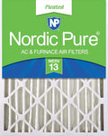 Nordic Pure 20x20x4 Pleated MERV 13 Air Filter 1 Pack by NordicPure