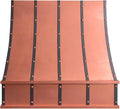 CT Copper Tailor Sloped Copper Vent Hood Wall Mount, 1260 CFM Exhaust Fan by CTCopperTailor