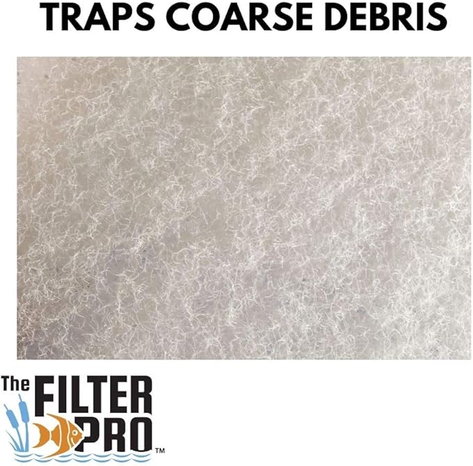 Beige Coarse Filter Media, 1.25" Thick, Ponds or Water Gardens, Made in USA - Image 4