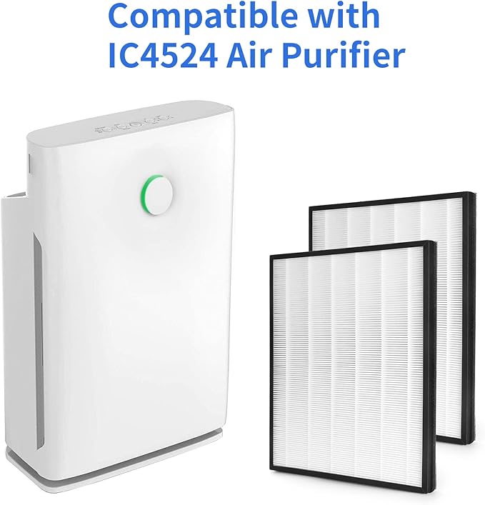 2 Packs H13 True HEPA Replacement Filter Compatible - Image 2