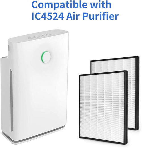 2 Packs H13 True HEPA Replacement Filter Compatible - Image 2