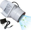 3 Inch Duct Fan Variable Inline Exhaust Blower 12V Extractor Fan 47Cfm Powerful by Unknown