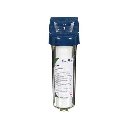 3M Aqua-Pure AP101T Whole House Transparent Water Filter Housing, Standard by Aqua-Pure
