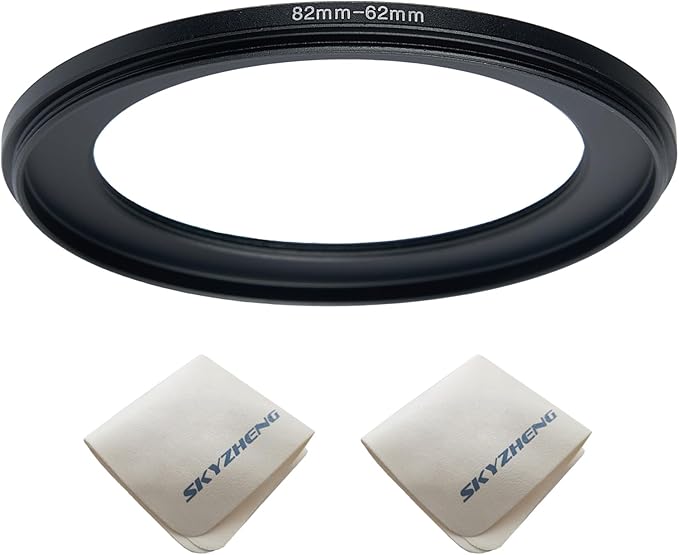 82mm Lens to 62mm Camera Lens Adapter 82mm to 62mm Step Down Ring Adapter Ring by SKYZHENG