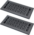 4X10 Inch Floor Vent for Room 2 Packs Floor Grates Heavy Duty Walkable Steel by JATOHOME