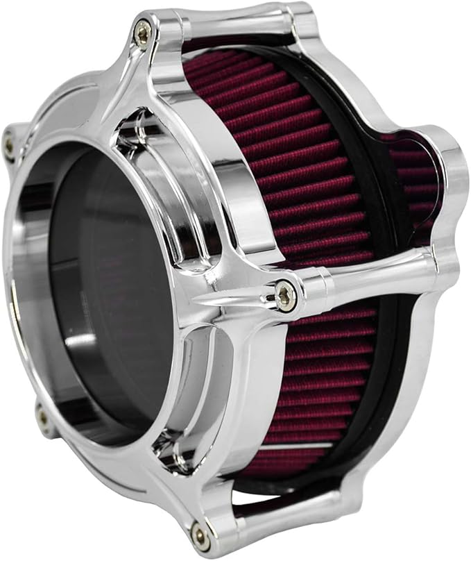 HDBUBALUS Motorcycle Air Filter Cleaner Intake Filter System Kit - Image 3