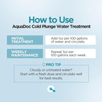 AquaDoc Cold Plunge Water Treatment - 8oz - Ice Bath Cleaner and Water - Image 4