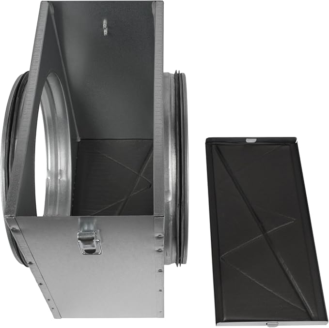 Repa Market 10" Duct Air Filter Box – Galvanized Steel Inline Dryer Filter - Image 9