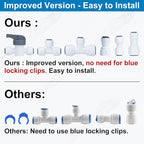 Refrigerator Water Line Kit Connection and 1/4 Compression Ice Maker - Image 6