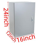 Electrical Enclosure Box 24" x 16" x 12" Carbon Steel Electrical Junction Boxes - Image 2