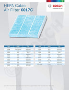 BOSCH 6017C HEPA Cabin Air Filter - Image 6