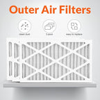 PURISYSTEMS Air Filtration System 3-Speed Remote, Hanging Air Filter w/RF Remote - Image 3