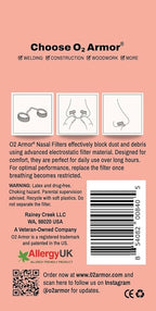 O2 Armor Nose Filters for Welders & Allergies - Image 6
