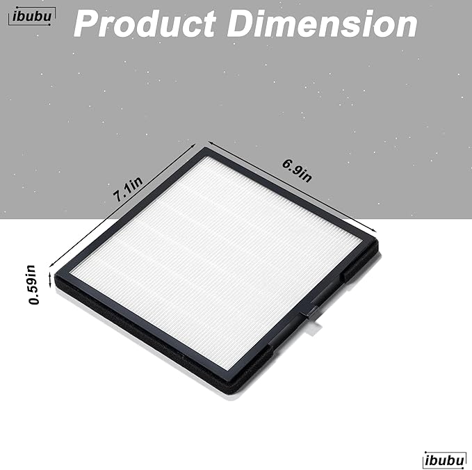 Nail Dust Collector Replacement Filters, 1 Pack Nail Tech Dust Collector Filter - Image 2