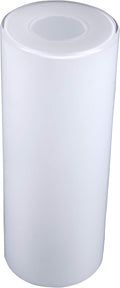GoLucky White Cylinder Opal White Glass Shade Accessory Glass Lamp Fixture by Unknown