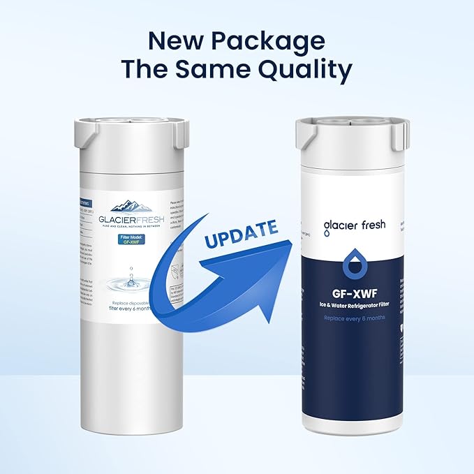 GLACIER FRESH XWF Replacement For GE XWF Refrigerator Water Filter Pack of 1 - Image 3