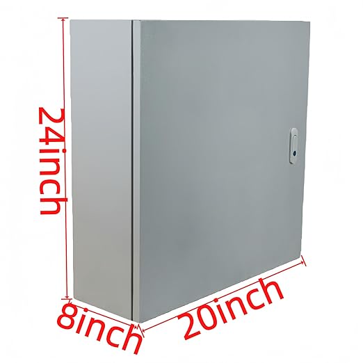 Electrical Enclosure Box 24" x 20" x 8" Carbon Steel Electrical Junction Boxes - Image 2