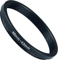 46mm to 43mm Step Up Ring Filter Adapter Black Metal Step up Adapter Rings by Unknown