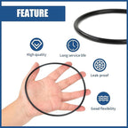 10-pack Water Filter O-rings, 5.51 Inch Sealing Gaskets - Image 5