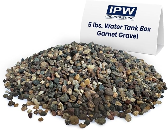 IPW Industries Inc., 5lbs. Water Tank Box Garnet Gravel by Isopure_WaterIPWINDUSTRIES