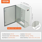 VEVOR Steel Electrical Box, Cold Rolled Steel Electrical Enclosure Box - Image 7